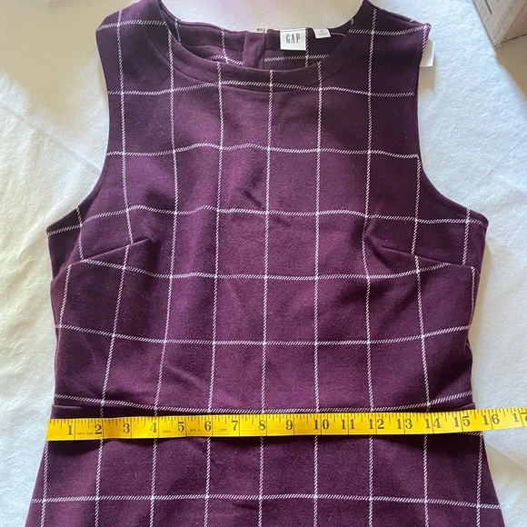NWT Gap Ruffle Hem Plaid Dress - Picture 5 of 7